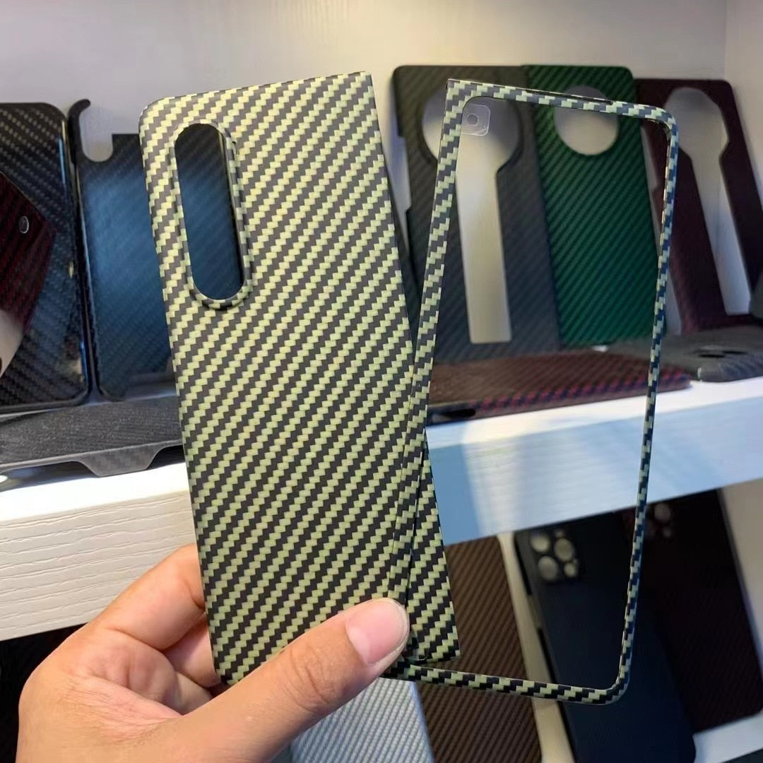 Real Carbon Fiber Case For Samsung Galaxy Z Fold - Premium Mobile Phone Cases from Dressmycell.com - Just $50! Shop now at Dressmycell.com Real Carbon Fiber Case For Samsung Galaxy Z Fold - Premium Mobile Phone Cases from Dressmycell.com - Just $50! Shop now at Dressmycell.com